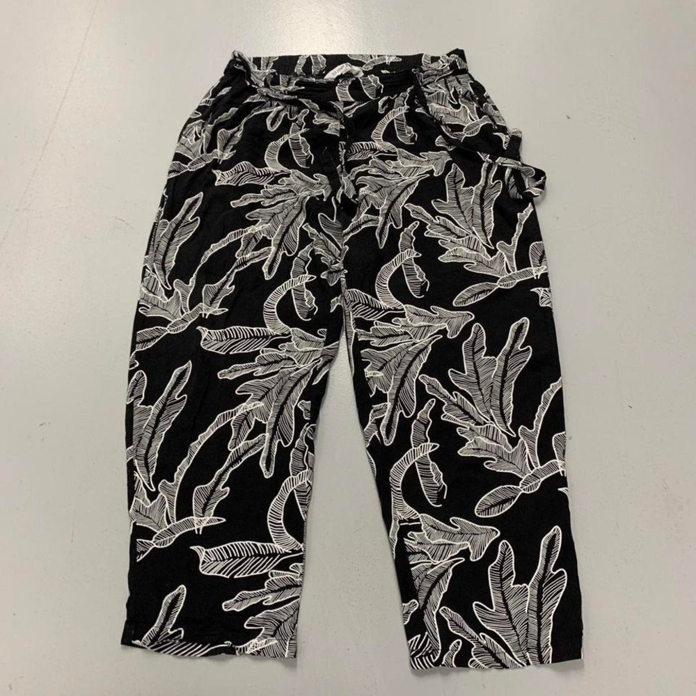 La Mer Luxe Leaf Print Pants
